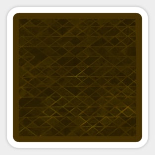 Brown geometric Sticker